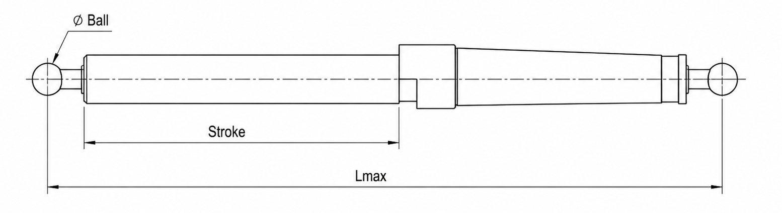 Safety Lock Gas Spring